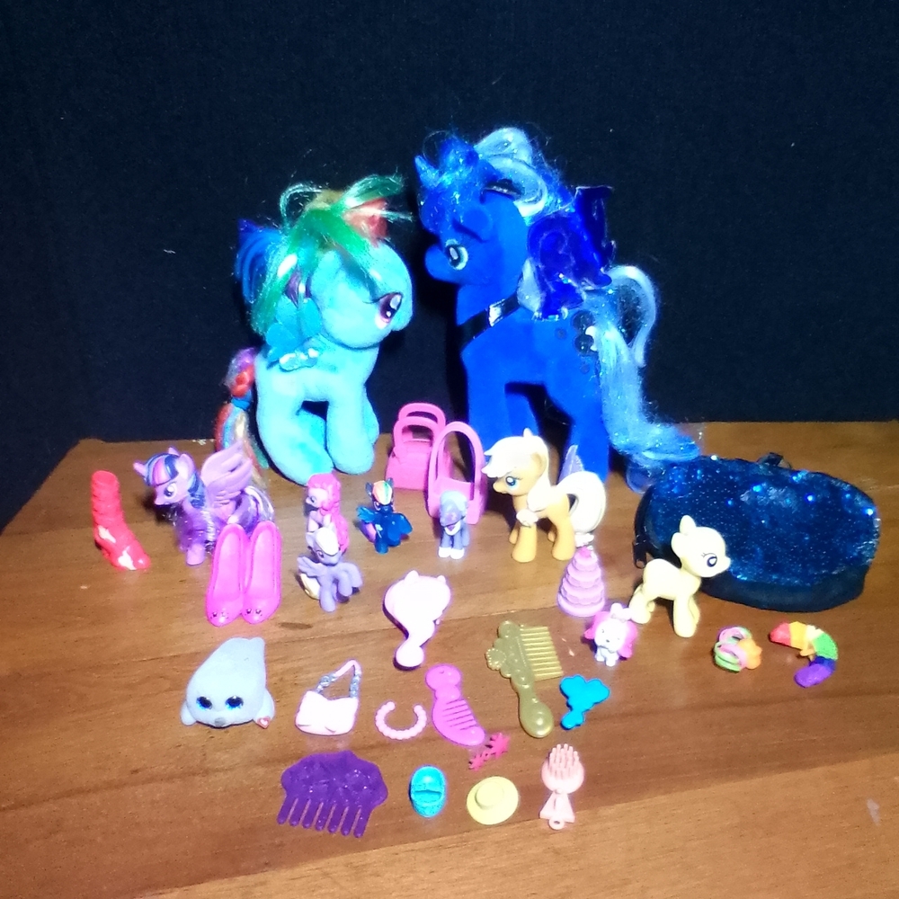 Colorful Pony Playset